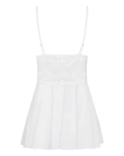 Biała babydoll i stringi
