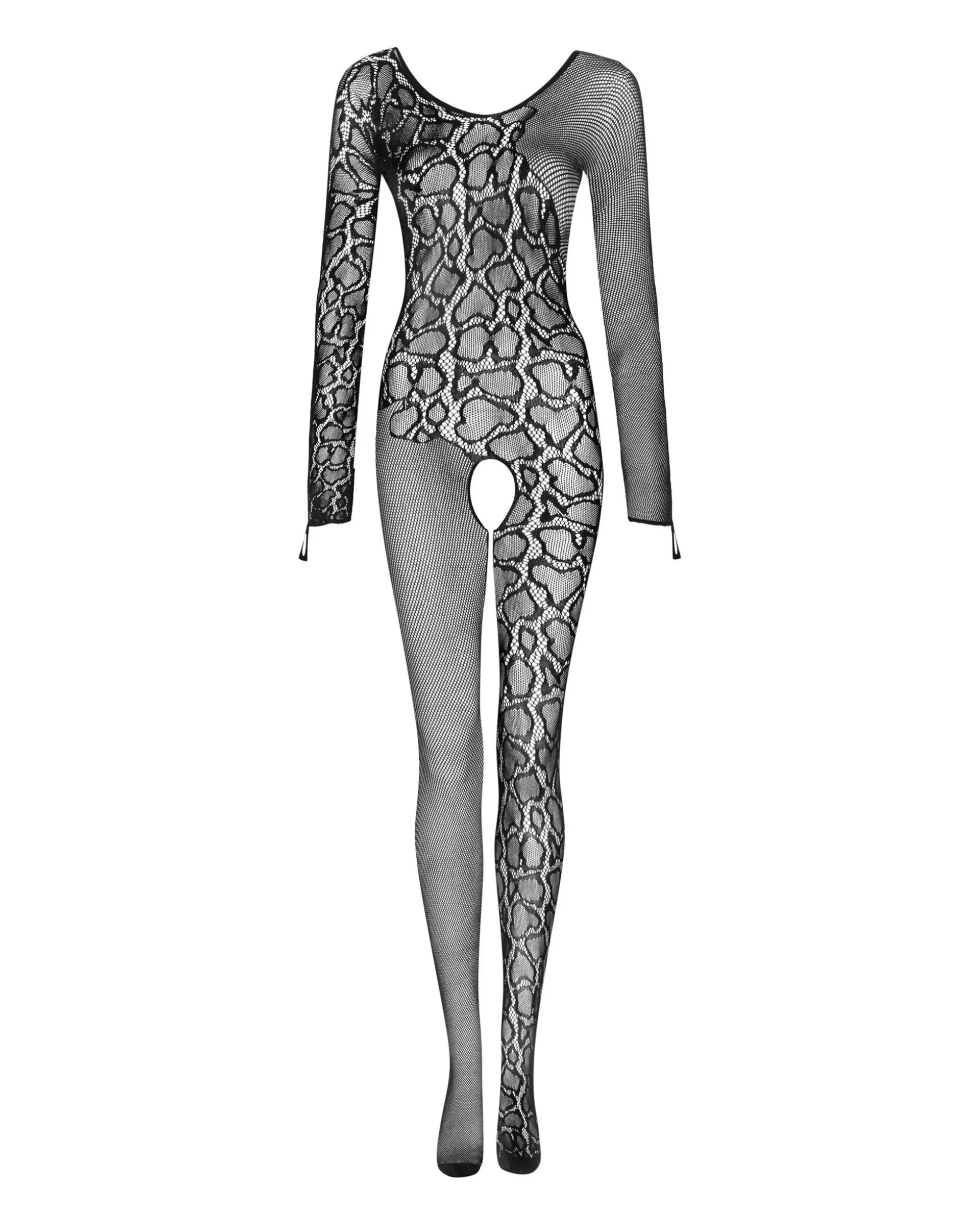 Bodystocking z długim rękawem