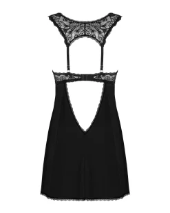 Czarna babydoll i stringi