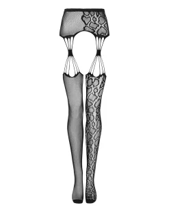 Czarne garter stockings