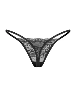 Dwupak czarnych stringów