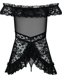 Koronkowa babydoll i stringi