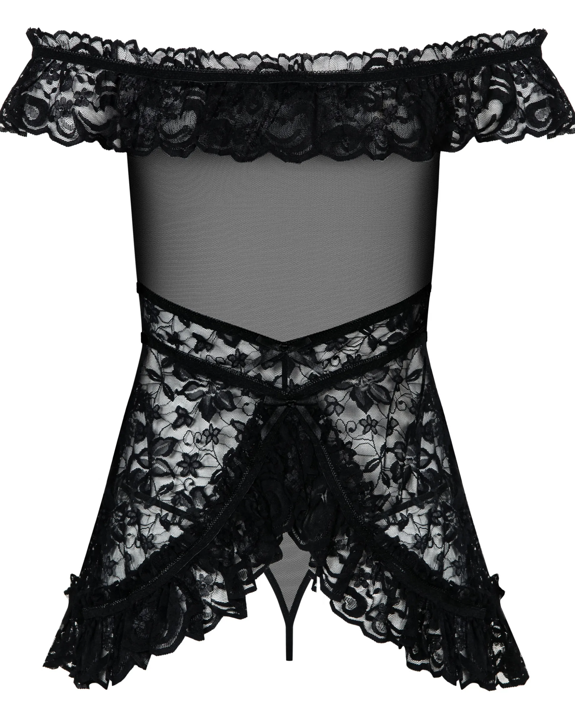 Koronkowa babydoll i stringi