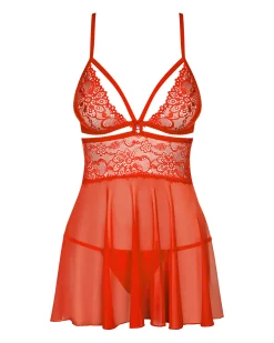 Urocza babydoll i stringi