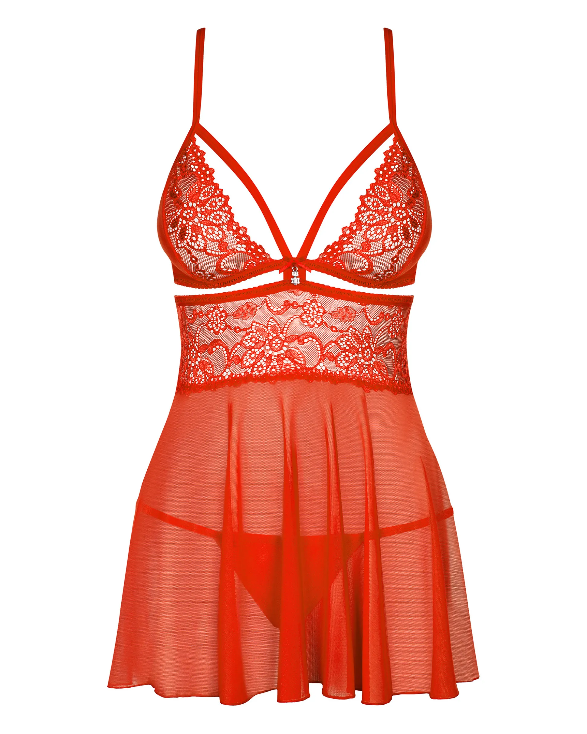 Urocza babydoll i stringi